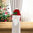 thumbnail image 1 of Konghyp Christmas Curtain Clasp – Santa Claus Snowman Deer Curtain Tiebacks, Holiday Home Decorations, Festive Window Curtain Accessories, Polyester Curtain Buckles for Living Room, Bedroom, 1 of 6