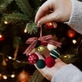 thumbnail image 1 of Konghyp Christmas Decoration Mini Wreath Wool Ball Wreath, Exquisite Design, Multifunctional Use, Compact and Lightweight, Versatile Accessories for Festive and Daily Decor, 1 of 6