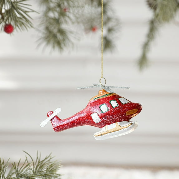 Konghyp Christmas Decoration Painted Train Pendant, Holiday Ornament, Vintage Hanging Decor for Tree, Festive Gift, Durable Plastic Xmas Decor