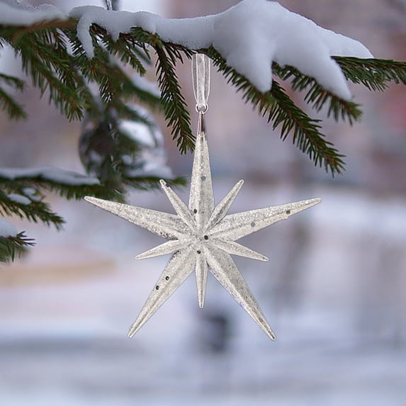 Konghyp Christmas Decoration Pendant, Exploding Star Pendant for Christmas Tree, Shatterproof Ornaments, Versatile Holiday Decor, Easy to Hang Christmas Tree Decorations, Festive Home Accessories