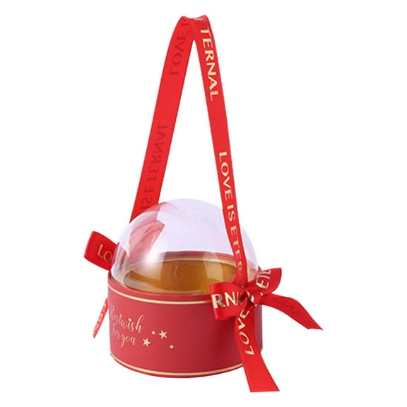 Konghyp Christmas Gift Box, Transparent Holiday Packaging, Perfect for Cookies, Cakes, Gifts, Reusable for Jewelry and Souvenirs, Ideal for Christmas, Weddings, and Special Occasions