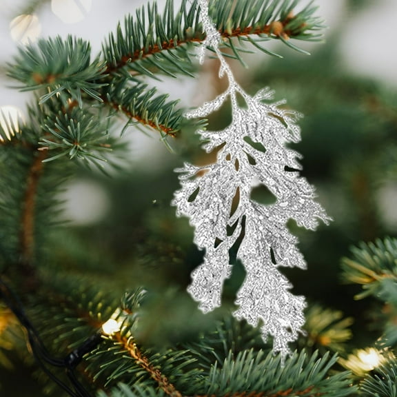 Konghyp Christmas Hanging Decorations, Glitter Sequins Fruit Tree Branch Decor, Long Flower String Rattan, Shatterproof Plastic Ornaments, Easy-to-Hang Christmas Tree Decor, Table Centerpieces