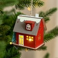thumbnail image 1 of Konghyp Christmas Hut Ornament, LED Wooden Christmas House, Festive Decoration, Indoor Outdoor Use, Glowing Christmas Cabin, Warm White Lights, Winter Holiday Decor, 1 of 6