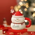 thumbnail image 1 of Konghyp Christmas Mugs Large Capacity Ceramic Mugs, Santa Claus, Snowman, Perfect Holiday Gifts, Festive Drinkware, Unique Design Coffee Cups, 1 of 6
