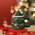 thumbnail image 1 of Konghyp Christmas Mugs Large Capacity Ceramic Mugs, Santa Claus, Snowman, Perfect Holiday Gifts, Festive Drinkware, Unique Design Coffee Cups, 1 of 6