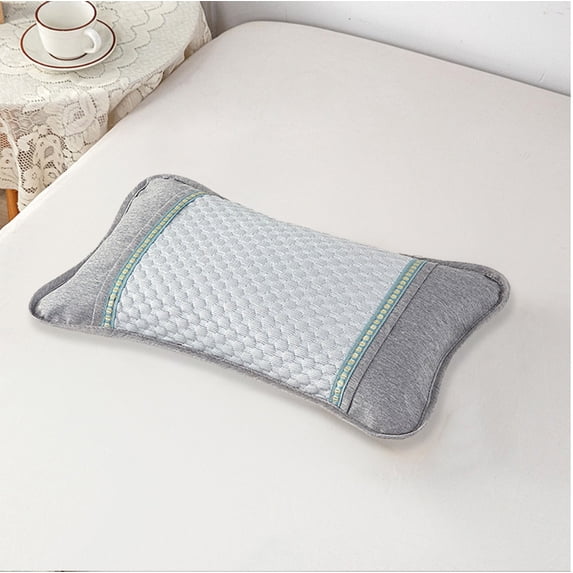 Konghyp Cooling Pillow Case - Ice Silk Summer Pillow Cover with Neck Support, Breathable & Washable Nylon Pillowcase for Hot Sleepers, Temperature Regulating Bedding Accessory