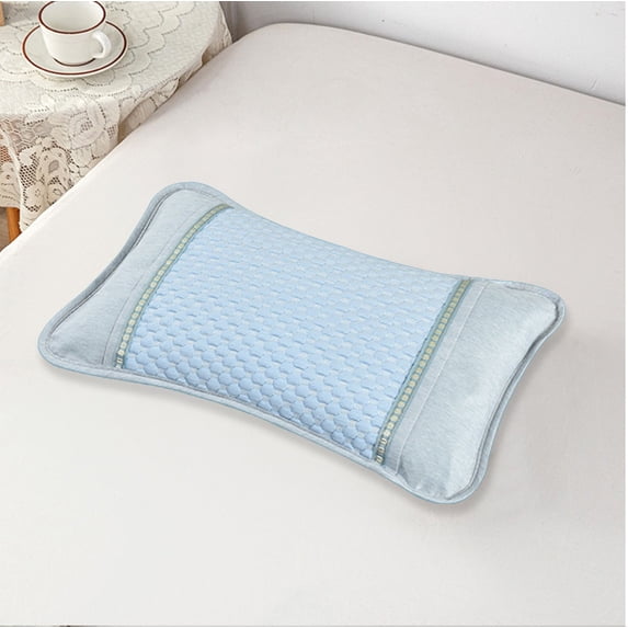Konghyp Cooling Pillow Case - Ice Silk Summer Pillow Cover with Neck Support, Breathable & Washable Nylon Pillowcase for Hot Sleepers, Temperature Regulating Bedding Accessory
