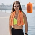 thumbnail image 1 of Konghyp Cooling Towels & Washcloths, Orange, 1 of 3