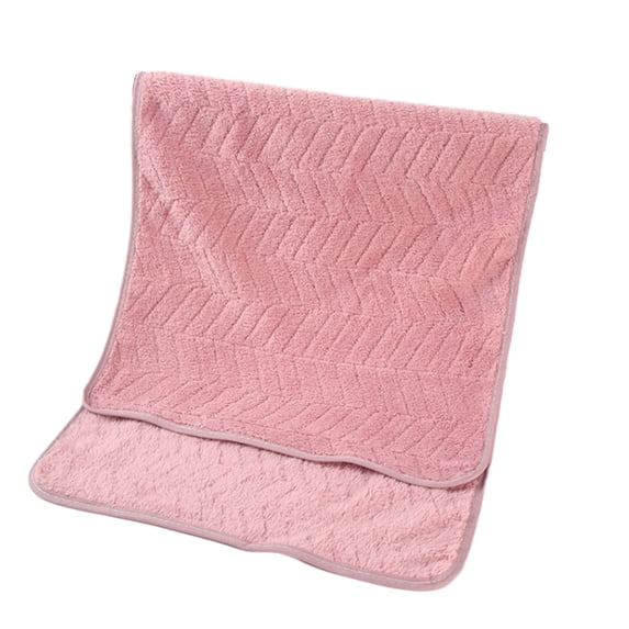 Konghyp Coral Fleece Bath Towel - Super Soft Absorbent Quick Dry Microfiber Towel with Hanging Loop, Lightweight & Drying for Shower Gym Spa, Large Bath Sheet (55x27 Inches)