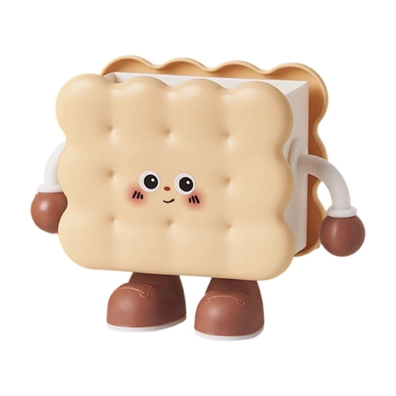 Konghyp Cute Animation Snack Shaped Pen Holder Desktop Storage Organizer, Cartoon Plastic Pencil Container with Adorable Face Detail, Novelty Desk Decor for Office Home
