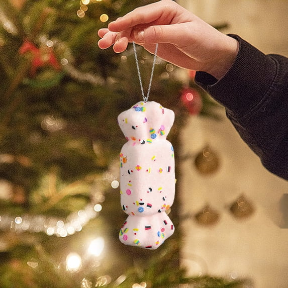 Konghyp Cute Ice Cream Ornaments for Christmas Tree Decorations, Sweet Dessert Themed Hanging Decorations, Festive Home Decor, Unique Gift Idea, Holiday Decor Accessories
