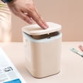thumbnail image 1 of Konghyp Desktop Trash Bin, Multifunctional Garbage Basket, Mini Storage Can, Compact Waste Container for Home Office, Stylish Organizer for Living Room and Bedroom, 1 of 6