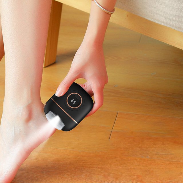 Konghyp Digital Foot Grinder Tool Waterproof Pedicure Exfoliator with