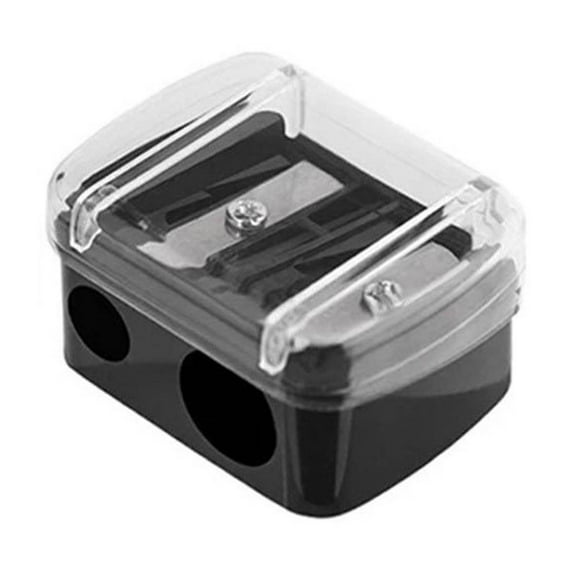 Konghyp Double-Hole Pencil Sharpener – Manual Plastic Sharpener for Office, Stationery, and Students – Reliable Pencil Sharpening Tool for Everyday Use