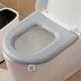thumbnail image 1 of Konghyp EVA Toilet Seat – Lightweight Rainproof Toilet Seat Ring with Handle – Ideal for All Seasons, Enhancing Comfort and Convenience in Domestic Bathrooms, 1 of 7