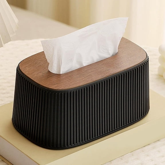 Konghyp Elastic Tissue Box, European-Style Desktop Tissue Holder, Stylish Modern Home Decor, Versatile Tissue Organizer, Jame-Free Tissue Extraction, Odor-Free Durable Material