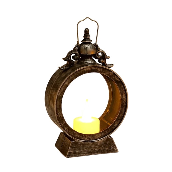 Konghyp Electronic Candle Ambient Light, Mini Oil Lamp, Warm Mood Lighting, Holiday Decoration Light, Flickering Flame Simulation, Safe and Elegant LED Candle