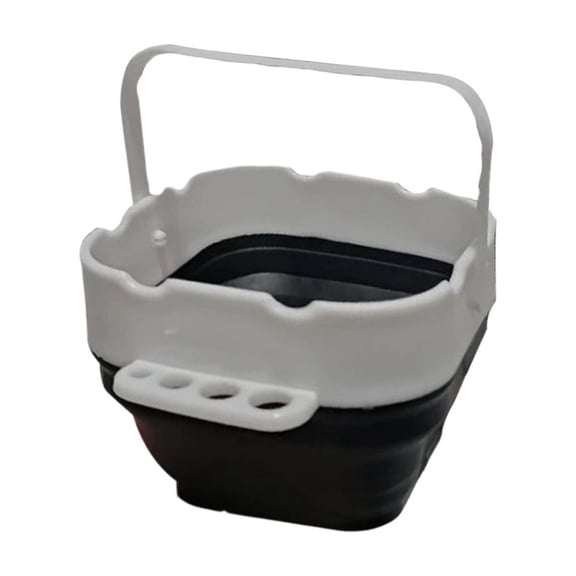 Konghyp Extendable Handheld Pen Washer Portable Folding Water Bucket, Multifunctional Art Tool, Silicone Paint Rinse Cup for Painting and Sketching, Travel-Friendly Wash Container