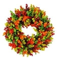 thumbnail image 1 of Konghyp Fall Wreath, Artificial Wreath for Front Door, Rustic Thanksgiving Decoration, Perfect for Indoor and Outdoor, Unique Fall Home Decor, Beautiful Autumn Wreath, 1 of 9