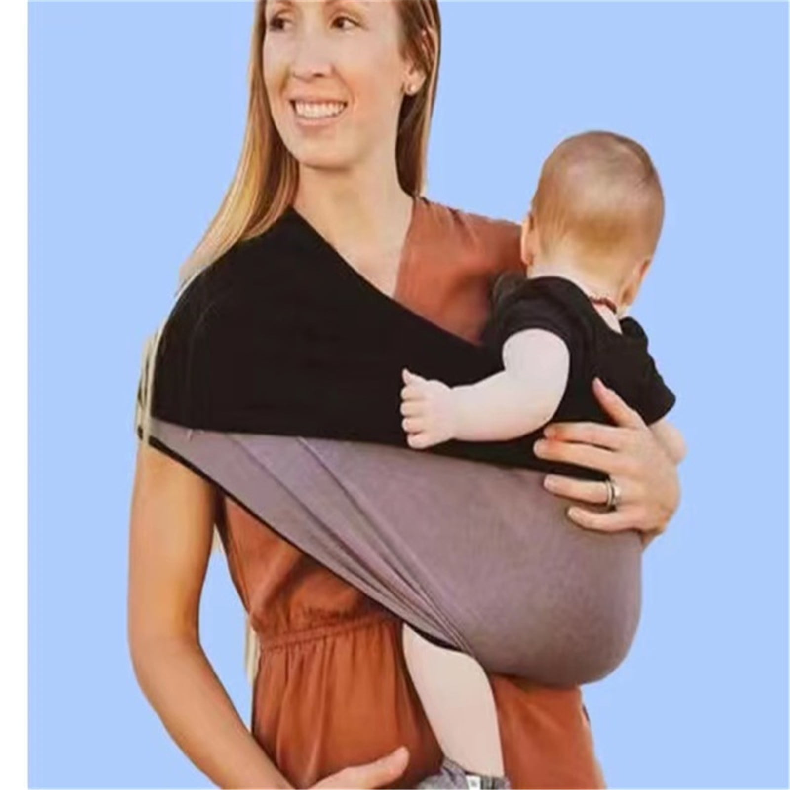 Konghyp Front Wrap Baby Carrier for Newborns Versatile Comfort Blanket for Babies All Year Round