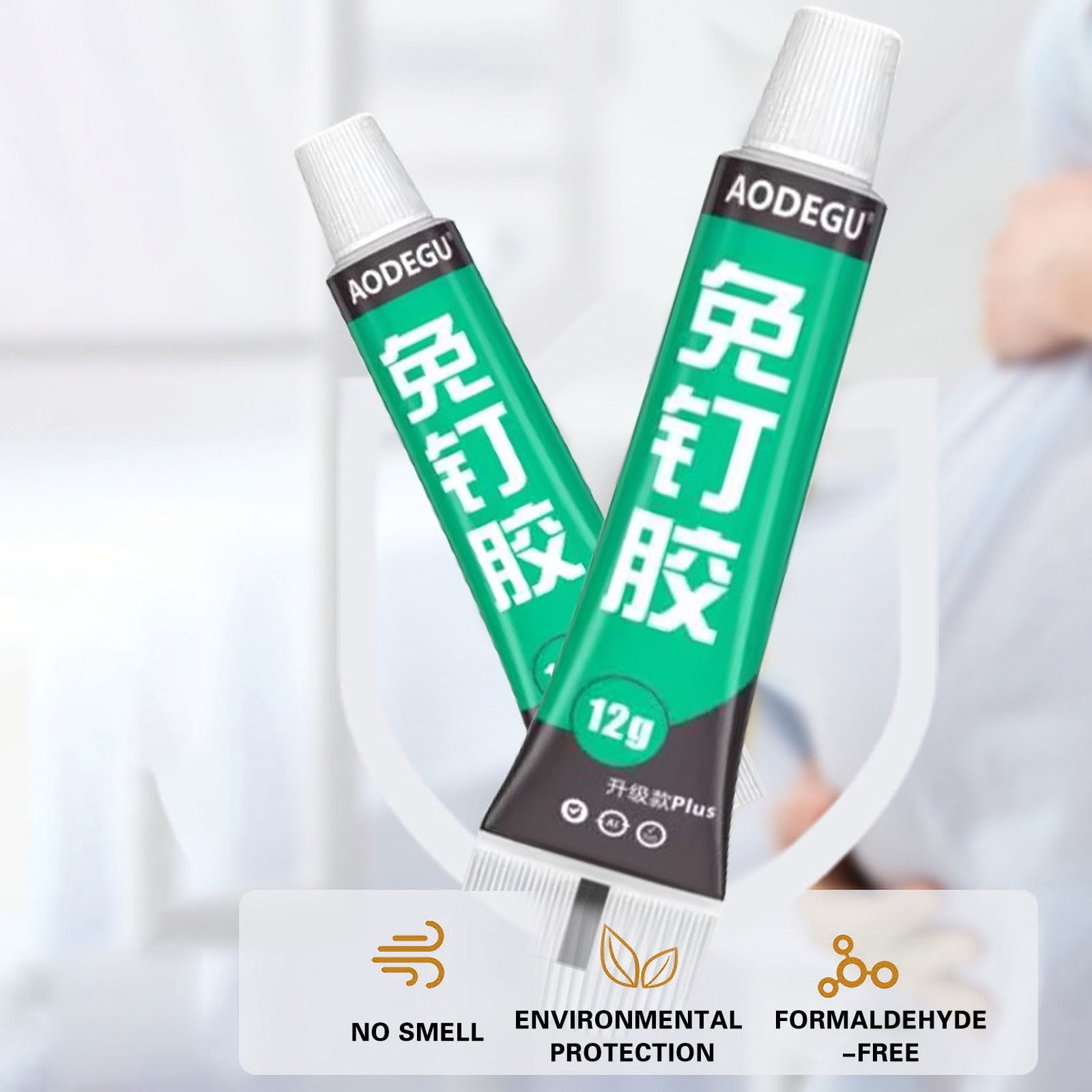 Konghyp Glass Glue, Dishwasher Safe, Dries Clear & Fast Bonding, Works On Tinted Glass, Plastic