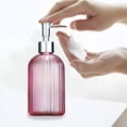 thumbnail image 1 of Konghyp Glass Refill Bottle for Bathroom, Hand Soap Dispenser, Lotion Container, Reusable and Refillable, Elegant Design for Home and Travel, Multi-Purpose Bathroom Organizer, 1 of 6