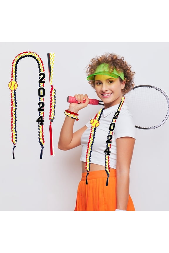 Graduation Ribbon Leis – Colorful Braid Necklaces and Bracelets for Graduation Parties, Celebrate Achievements with Festive Leis and Party Accessories.