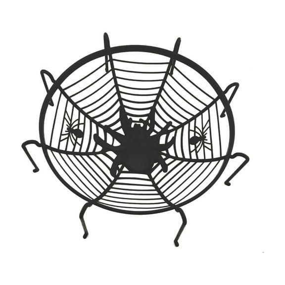 Konghyp Halloween Cobwebs Candy Basket, Halloween Candy Container, Decorative Fruit Basket for Home Decor, Versatile Snack Holder for Parties, Great for Halloween Celebrations, Festive Treat Holder