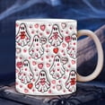 thumbnail image 1 of Konghyp Halloween Coffee Mug Water Mug Pumpkin Ghost Design, Unique Ceramic Cup for Hot Beverages, Perfect Gift for Halloween Lovers, Fun Decor for Fall, 1 of 5