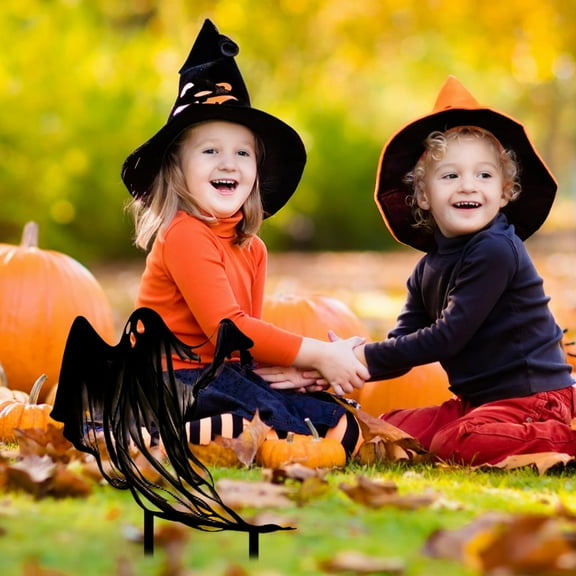 Konghyp Halloween Drifting Ghost Ground Stake Metal Stake for Garden Decor, Outdoor Decoration, Halloween Party Accessories, Unique Garden Ornaments, Ghostly Yard Art