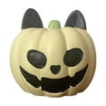 thumbnail image 1 of Konghyp Halloween Ghost Pumpkin Ornaments, Resin Crafts, Unique Home Decoration, Festive Accents for Halloween, Cat Face Pumpkin Design, Long-lasting Decor, 1 of 8