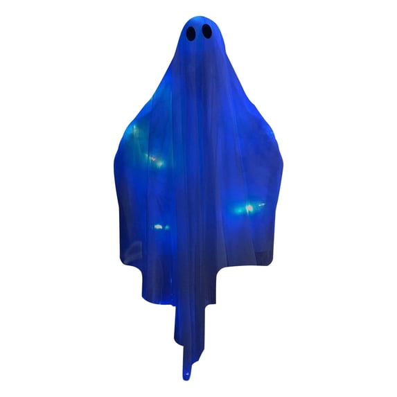 Konghyp Halloween Glowing Ghost Pendant Decoration, Luminous Ghost Prop for Room Decor, Haunted House Theme Party Accessories, Unique Halloween Display, Creepy Atmosphere Decor