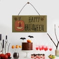 thumbnail image 1 of Konghyp Halloween Hanging Sign, Decorative Door Sign, Halloween Party Decor, Indoor Outdoor Halloween Decoration, Spooky Welcome Sign, Wood Halloween Sign, Halloween Wall Art, 1 of 9