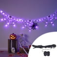 thumbnail image 1 of Konghyp Halloween Light String, Decorative Web Lights, Purple LED Indoor Outdoor Party Lights, Ghost Festive Decoration for Halloween Themed Parties, Versatile String Lights, Stylish Holiday Décor, 1 of 9