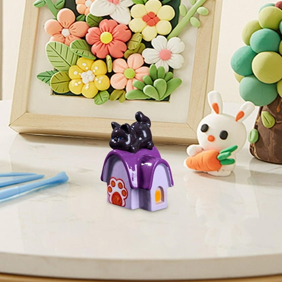 Konghyp Halloween Miniature Figurine Model, Tabletop Display, Decorative Shelf Decor, Lifelike Textures, Resin Craftwork, Festive Ornaments, Halloween Decorations