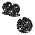 thumbnail image 1 of Konghyp Halloween Paper Plates Set, Disposable Dinner Plates, 16 Pcs Multicolor Halloween Party Supplies, Spooky Spiderweb Design, Perfect for Gatherings and Outdoor Use, 1 of 6