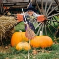 thumbnail image 1 of Konghyp Halloween Pumpkin Scarecrow Doll Garden Decoration, Witch Prop for Outdoor Festivities, Unique Fall Decor for Parties and Events, Eye-catching Festival Decoration Supplies, 1 of 8