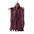 thumbnail image 1 of Konghyp Halloween Voice Control Witch Hanging Ghost, LED Light Emitting Skeleton Ghost Decoration for House, Interactive Voice Activated Pendant for Indoor and Outdoor Halloween Decor, 1 of 6