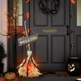 thumbnail image 1 of Konghyp Halloween Witch Figurine with Light-Up, Sound Effects, and Moving Action – Battery-Powered Welcome Sign Decoration for Halloween Parties and Home Decor, 1 of 9