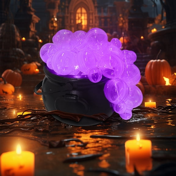 Konghyp Halloween Witch Jar Pot Set, Luminous Decoration Ornament, DIY Craft Kit for Festive Home Decor, Party Centerpiece, Unique Halloween Gift
