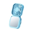 thumbnail image 1 of Konghyp Handheld Fan Portable USB Charging Fan, Powerful Mini Fan with Mirror, Adjustable Wind Speed for Travel, Office and Home, Convenient Outdoor Hanging Rope Design, Multi-Scene Use, 1 of 6