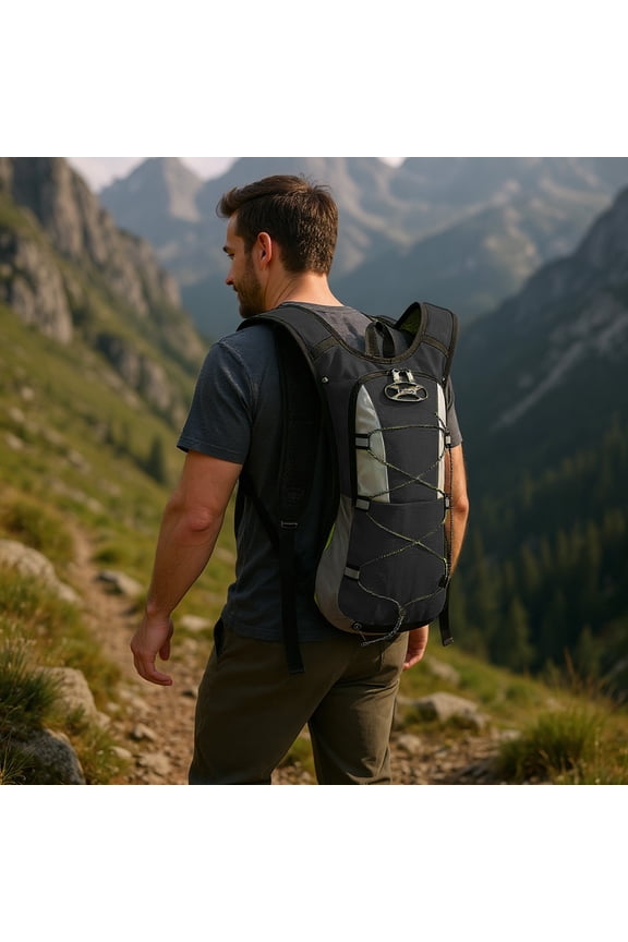 Hydration Backpack Water Pack for Hiking, Running, Biking, Lightweight Hydropack for Outdoor Sports, Ideal for Cycling and Climbing, Water Bladder Compatible
