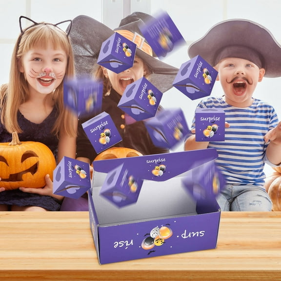 Konghyp Jumping Box Halloween Surprise Box, Bouncing Gift Set, Interactive Party Favors, Unique Festive Decorations, Fun Halloween Activities, Engaging Treats