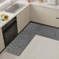 thumbnail image 1 of Konghyp L Corner Carpet, Absorbent Non-Slip Mat, Microfiber Bathroom Rug, Machine Washable Floor Mats, Versatile for Living Room, Kitchen, and Laundry Room, 1 of 7