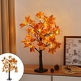 thumbnail image 1 of Konghyp LED Maple Leaf Tree Lights, Warm White Glowing Decoration, Thanksgiving Halloween Indoor Lights, Cozy Home Party Ambience, Battery Powered Holiday Decor, 1 of 7