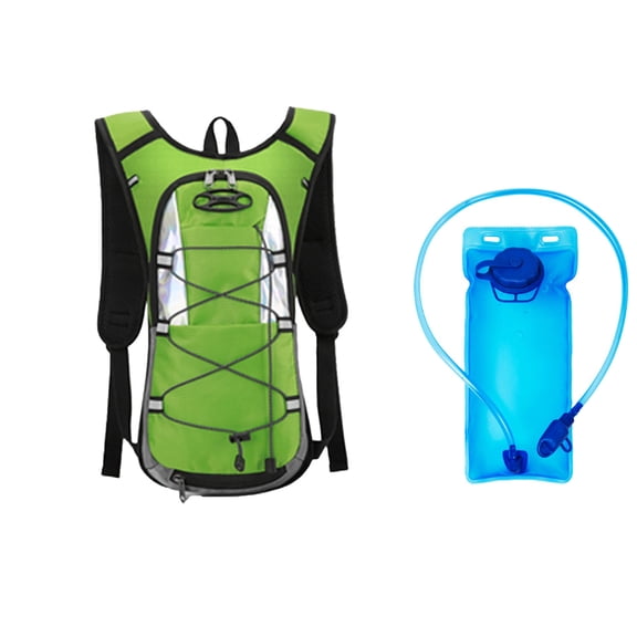 Konghyp Lightweight Hydration Backpack, Running Backpack with 2L Water Bladder, Leakproof Daypack for Hiking, Cycling, and Running, Ergonomic Fit, Multi-Pocket Design