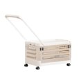 thumbnail image 1 of Konghyp Living Room Storage Box With Wheels, Foldable Trolley Organizer, Durable Plastic Storage Solution for Home and Office, Easy to Clean, Multi-Purpose Storage Bin, 1 of 6