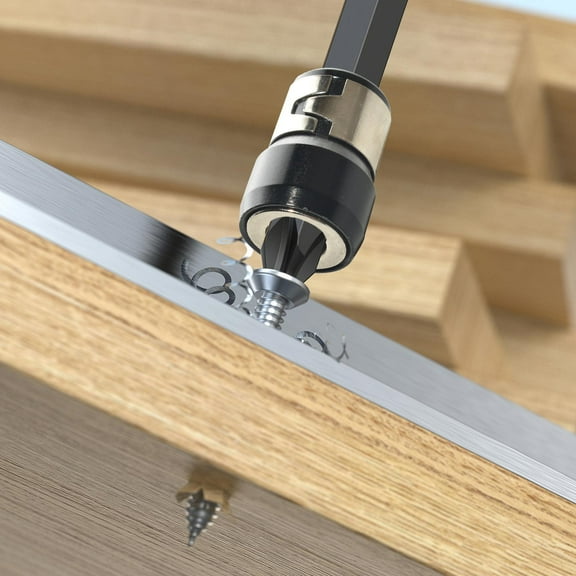 Konghyp Magnetic Screwdriver Head Upgrade – Removable Magnetizer for Hex Driver, Power Bits, 2025 Multipack Magnetic Screw Ring Holders, Household Tool Set