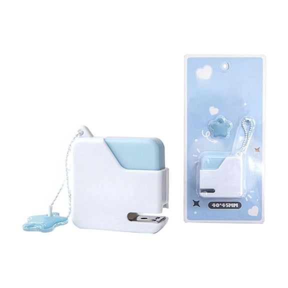 Konghyp Mini Stapler Portable Cute Style, Office Supplies, Compact Stapler for Daily Use, Lightweight and Convenient, Stapler for Homework and Document Binding