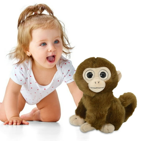 Konghyp Monkey Doll Toy, Cute Plush Pillow, Decorative Bed Ornament, Unique Christmas Gift Idea, Fun Travel Companion, Adorable Soft Toy